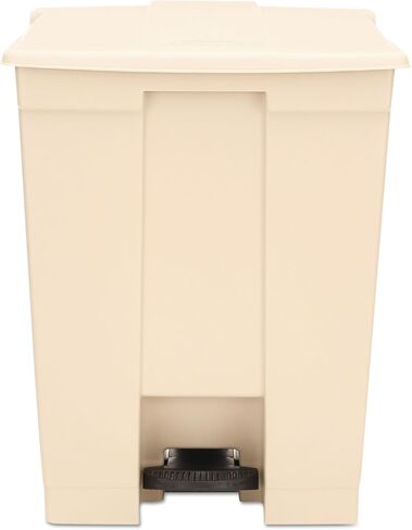 Rubbermaid Commercial Products Legacy Step-On Trash Can/Container, 12-Gallon, Red, Hands-Free Sanitary Use Garbage Can for Medical Waste in Hospitals/Lab/Emergency/Patient Rooms in Saudi Arabia