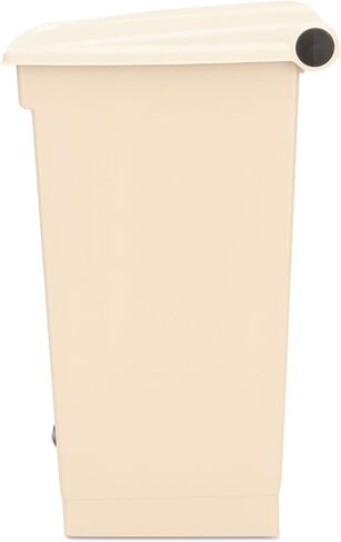 Rubbermaid Commercial Products Legacy Step-On Trash Can/Container, 12-Gallon, Red, Hands-Free Sanitary Use Garbage Can for Medical Waste in Hospitals/Lab/Emergency/Patient Rooms in Saudi Arabia
