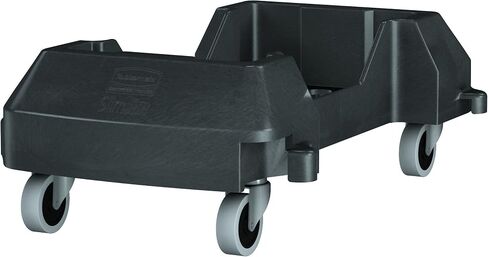 Rubbermaid Commercial Products Vented Slim Jim 3 Trash Can Dolly, Stainless Steel, 1956192 in Saudi Arabia