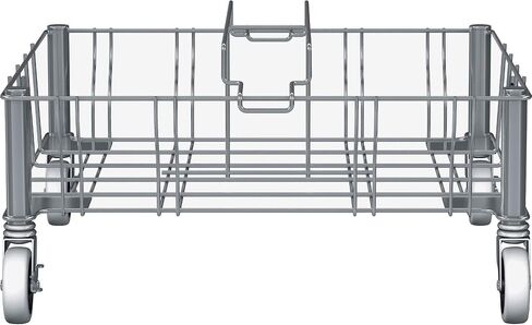 Rubbermaid Commercial Products Vented Slim Jim 3 Trash Can Dolly, Stainless Steel, 1956192 in Saudi Arabia