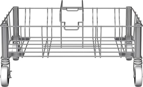 Rubbermaid Commercial Products Vented Slim Jim 3 Trash Can Dolly, Stainless Steel, 1956192 in Saudi Arabia