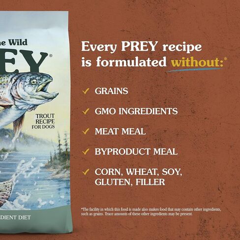 Taste of the Wild Prey Real Meat High Protein Turkey Limited Ingredient Dry Dog Food Grain-Free Recipe Made with Real Cage-Free Turkey, Probiotics, Antioxidants, and Vitamins for All Life Stages 8lb in Saudi Arabia