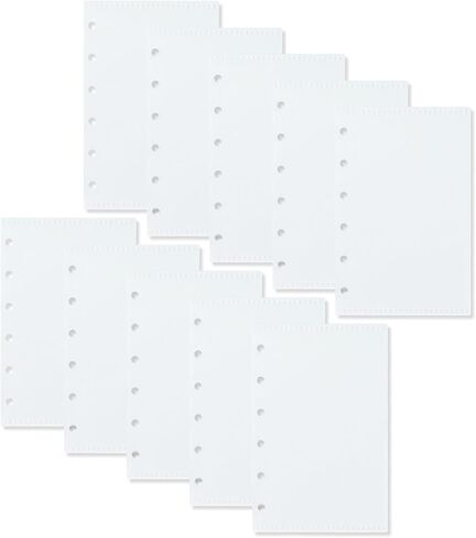 A7 Cash Envelope, Loose Leaf Binder Dividers with Pockets for Budgeting Cash & Expense Envelopes - 6-Hole Pouched Index Dividers and Bill Folder for Money Organizers (A7 Pink) in Saudi Arabia