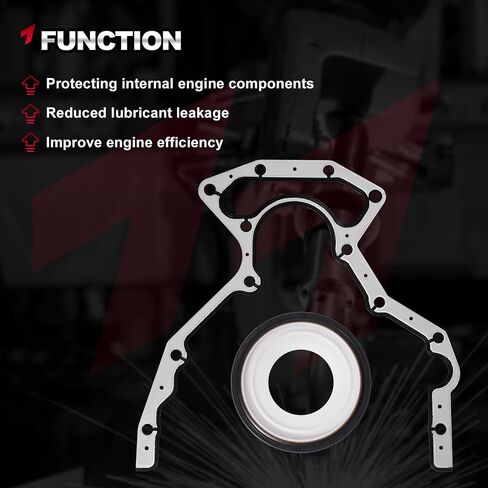 مجموعة حشية زيت المحمل الرئيسي الخلفي BS 40640 متوافقة مع GM LS LS1 2 3 6 LQ9 LQ4 4.8L 5.3L 5.7L 6.0L 6.2L تشيفي سيلفرادو سوبربان تاهو تريل بليزر جي إم سي سييرا 635-518 المحرك in Kuwait