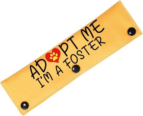 PWHAOO Adopted and Adored Dog Adopt Me Leash Sleeve Adopt Me Leash Sleeve New Puppy Dog Leash Wrap Gift (Adopt ME I'm A Foster Sleeve) in Saudi Arabia