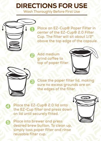 فلاتر EZ-Cup من Perfect Pod - عبوة واحدة (50 فلترًا) in Saudi Arabia
