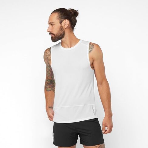 Salomon Men's Cross Run Tank for Trail Running in Saudi Arabia