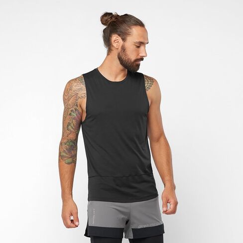 Salomon Men's Cross Run Tank for Trail Running in Saudi Arabia