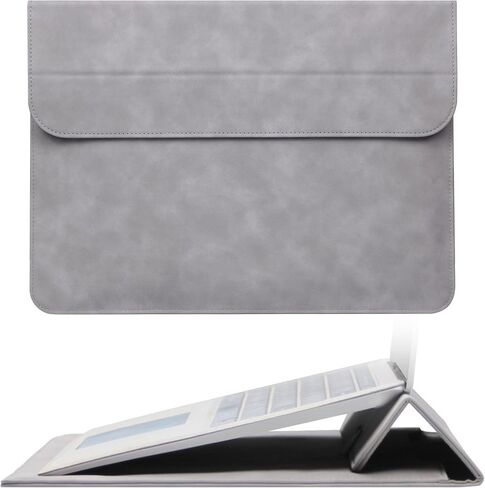 حقيبة كمبيوتر محمول Megoo مقاس 14 بوصة مع حامل لأجهزة الكمبيوتر المحمول Microsoft Surface 5/4/3 13.5 بوصة، MacBook Air 13.3 بوصة/13.6 بوصة/Pro 14.2 بوصة، حقيبة حمل نحيفة من البولي يوريثان لأجهزة Samsung Dell 13 بوصة 14 بوصة للكمبيوتر اللوحي Chromebook Not in Kuwait
