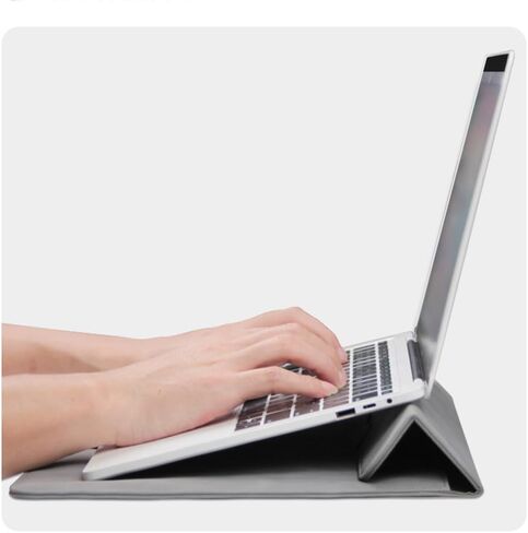 حقيبة كمبيوتر محمول Megoo مقاس 14 بوصة مع حامل لأجهزة الكمبيوتر المحمول Microsoft Surface 5/4/3 13.5 بوصة، MacBook Air 13.3 بوصة/13.6 بوصة/Pro 14.2 بوصة، حقيبة حمل نحيفة من البولي يوريثان لأجهزة Samsung Dell 13 بوصة 14 بوصة للكمبيوتر اللوحي Chromebook Not in Kuwait