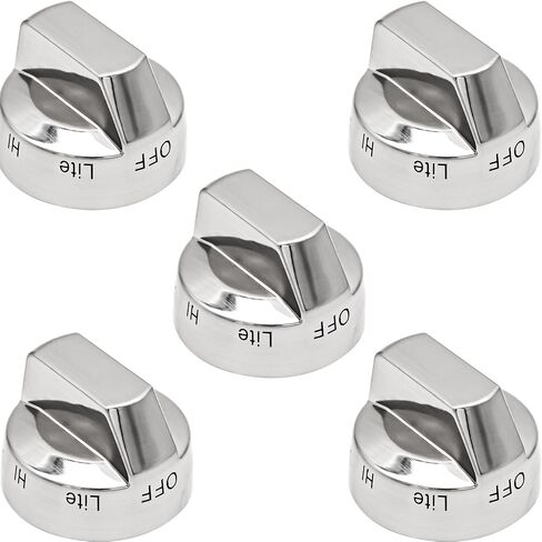 DG94-00945A Range Surface Burner Knob Compatible with Samsung Gas Range NX58H9500WS NX58H9950WS NY58J9850WS Replacement for PS10067150 EAP10067150 AP5957989 4011502(5pcs) in Saudi Arabia