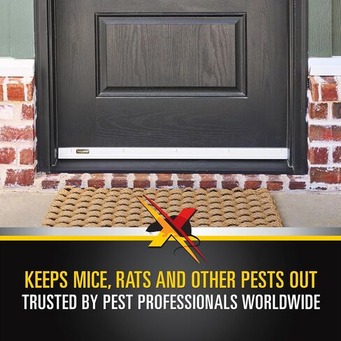 Xcluder 48" Standard Door Sweep, Dark Bronze Seals Out Animals, Enhanced Weather Sealing, Easy to Install Chew Proof in Kuwait
