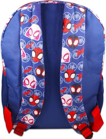 Spidey and His Amazing Friends Backpack Set for Kids - Bundle with 16" Spiderman Backpack, Spidey Stickers, More | Spidey and Friends Backpack in Saudi Arabia