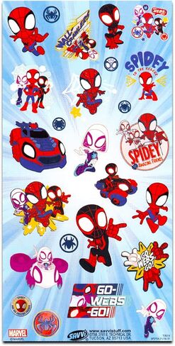 Spidey and His Amazing Friends Backpack Set for Kids - Bundle with 16" Spiderman Backpack, Spidey Stickers, More | Spidey and Friends Backpack in Saudi Arabia