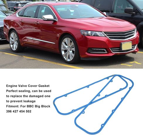 مجموعة حشية غطاء الصمام، حشية غطاء صمام بديلة قابلة لإعادة الاستخدام متوافقة مع سيارة Chevy 396 427 454 502 الكبيرة، تمنع التسرب in Kuwait
