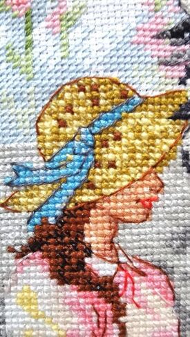 RIOLIS Counted Cross Stitch kit Horse Girl in Saudi Arabia