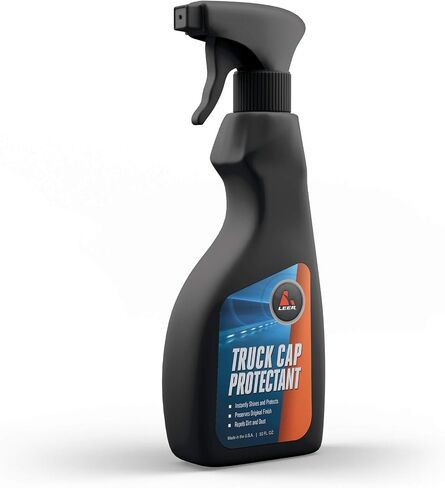 LEER Gear | Truck Cap Cleaner and Protectant for Fiberglass Truck Bed Caps | Cleaner/Protectant for Truck Caps, Fiberglass, Clear Coat, Plastic, Stainless Steel and More in Saudi Arabia