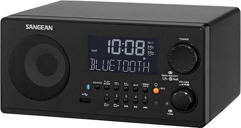 سانجين WR22BK FM-RBDS/AM/USB راديو رقمي للطاولة مع جهاز تحكم عن بعد in Kuwait