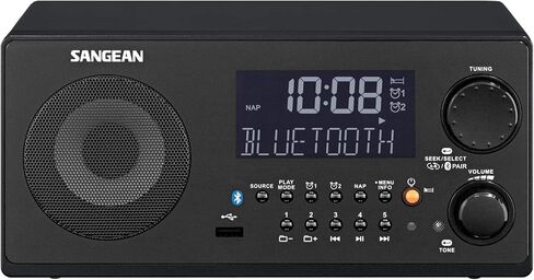 سانجين WR22BK FM-RBDS/AM/USB راديو رقمي للطاولة مع جهاز تحكم عن بعد in Kuwait
