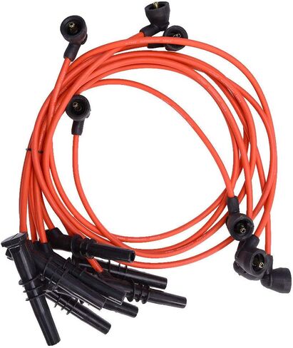 مجموعة أسلاك توصيل الإشعال لسيارة فورد لينكولن ميركوري كراون فيكتوريا إكسبيديشن F-150 F250 E-150 E250 Town Car V8 4.6L 1996-2000 يستبدل OE #2500-79542 PWJ110 - مجموعة 8 in Kuwait