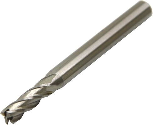 Wokesi Pack of 7Pcs,1/8'' 5/32'' 3/16'' 1/4'' 5/16'' 3/8'' 1/2''Blade Diameter,High Speed Steel (M2AI),Full Grinded,Square Nose End Mill Cutter CNC Router Bits (1/8+5/32+3/16+1/4+5/16+3/8+1/2 4Flute) in Saudi Arabia