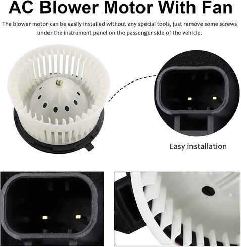 Youxmoto HVAC Blower Motor Assembly Fit for Cadillac Escalade 2000-2006, Chevrolet Silverado/GMC Sierra 1999-2002, Yukon 00-06 Replaces for 700089 52400424 in Saudi Arabia