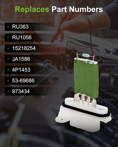 SCITOO Blower Motor Resistor with Harness Regulator fit for 2004-2012 Chevrolet Colorado /2004-2012 GMC Canyon /2006 Isuzu i-280/2007-2008 for i-290,i-350,for Isuzu i-370 OE#15218254 in Saudi Arabia