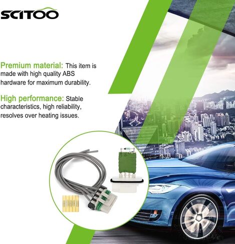 SCITOO Blower Motor Resistor with Harness Regulator fit for 2004-2012 Chevrolet Colorado /2004-2012 GMC Canyon /2006 Isuzu i-280/2007-2008 for i-290,i-350,for Isuzu i-370 OE#15218254 in Saudi Arabia