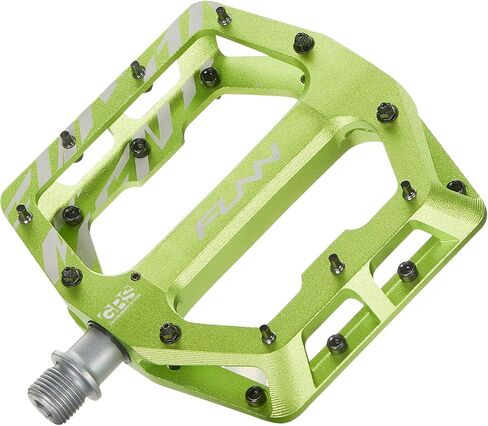 Funn Funndamental Flat Pedals - Wide Platform Bicycle Pedals for BMX/MTB Mountain Bike, Adjustable Grip for Outstanding Stability, 9/16-inch CrMo Axle in Saudi Arabia