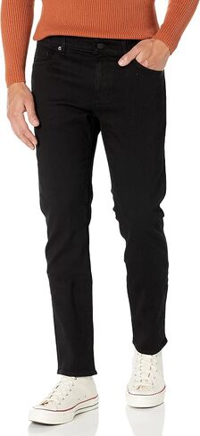 BOSS Men's Slim Fit Black Hue Stretch Cotton Jeans in Saudi Arabia