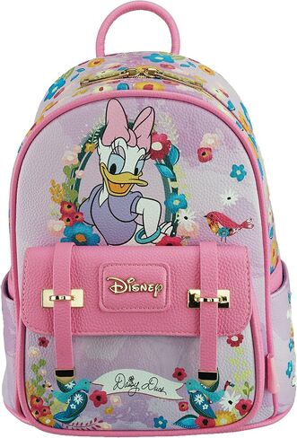 حقيبة ظهر صغيرة من الجلد النباتي من Wondapop Disney Daisy Duck مقاس 11 بوصة in Saudi Arabia