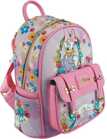 حقيبة ظهر صغيرة من الجلد النباتي من Wondapop Disney Daisy Duck مقاس 11 بوصة in Saudi Arabia