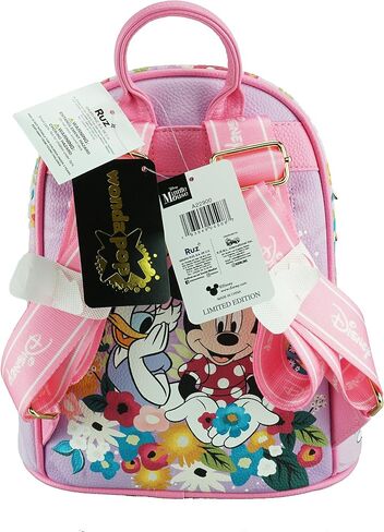 حقيبة ظهر صغيرة من الجلد النباتي من Wondapop Disney Daisy Duck مقاس 11 بوصة in Saudi Arabia