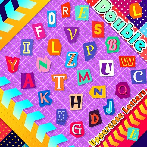 100 PCS Alphabet Letter Stickers,Colorful Alphabet Stickers for Kids,Waterproof Capital Lowercase Letter Stickers for Water Bottle Laptop Skateboard Scrapbook in Kuwait