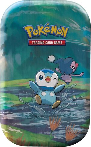 Pokémon TCG: Sinnoh Stars Mini Tin - Piplup, Mr Mime (2 Booster Packs & 1 Pokémon Art Card) in Saudi Arabia