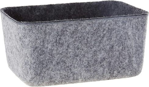 Three by Three Seattle Felt·Like·It! 6x4x2.5 Inch Felt Storage Bin for Office, Craft Room, Classroom, Living Room, Bedroom Storage (Navy) in Saudi Arabia