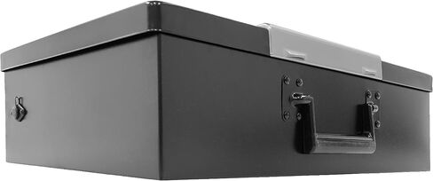 Honeywell Safes & Door Locks - Hideable Money Safe Box with Carry Handle - Fire Resistant Safe Document Box for Home - Metal Box with Digital Lock for Personal Items, Jewelry - 0.48-Cu - Black - 6110 in Saudi Arabia