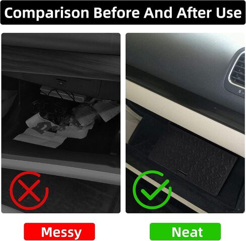 Car Registration & Insurance Card Holder：Auto Glove Box Document Organizer Leather Vehicle Travel License Wallet Accessories for Women Men（black） in Saudi Arabia