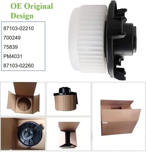 Blower Motor 700249 Compatible with 2009-2018 Toyota Corolla (Only for AUTO A/C) 2010-2015 Toyota Prius 2012-2017 Toyota Prius V HVAC Heater Blower Motor Assembly Replace# 87103-02210 in Saudi Arabia