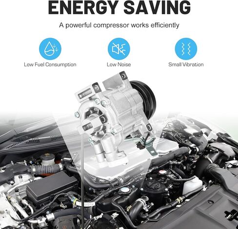 ضاغط تكييف الهواء الجديد مع القابض لسوبارو امبريزا فورستر 2.5L 2008-2011 10362890 97485 in Saudi Arabia