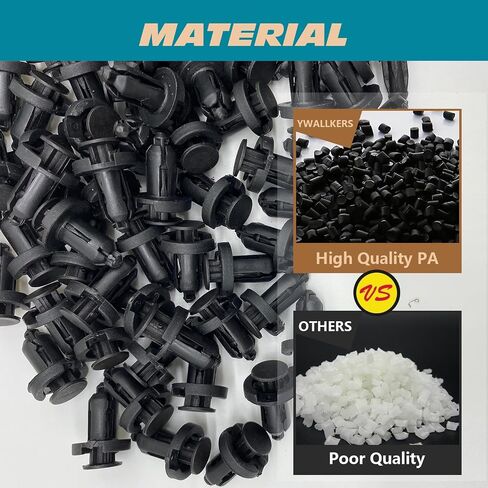 "100-Pack Engine Cover Grille Bumper Retainer Clips + Fastener Remover for Toyota Lexus #90467-07211 (9046-07211)" in Saudi Arabia