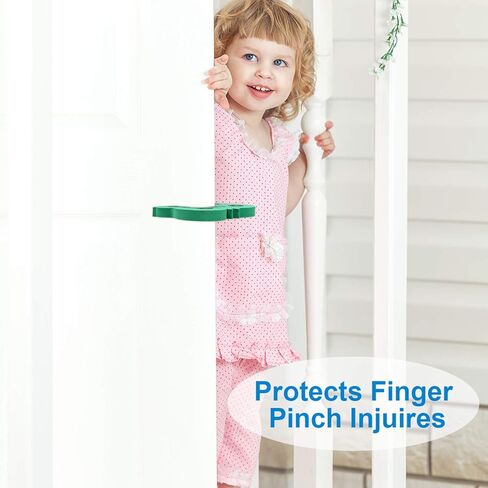 6PCS Finger Pinch Guard+5PCS Colorful Door Stopper Wall Protector, Baby Proofing Doors Made with Soft Foam Cushion Yet Durable,Cartoon Animal Door Stopper, Prevent Finger Pinch Injuries in Kuwait