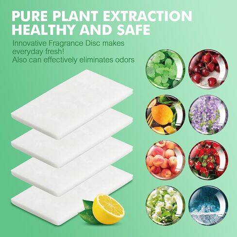 32 قطعة من وسادات معطرة مرطبة من Leelosp، مقاس 1.57 × 0.87 بوصة، وسادات بخار بديلة عالمية، وسادات بخار المنثول الأوكالبتوس، تدوم 8 ساعات، من أجل مرطب المنزل (8 أنماط) in Kuwait