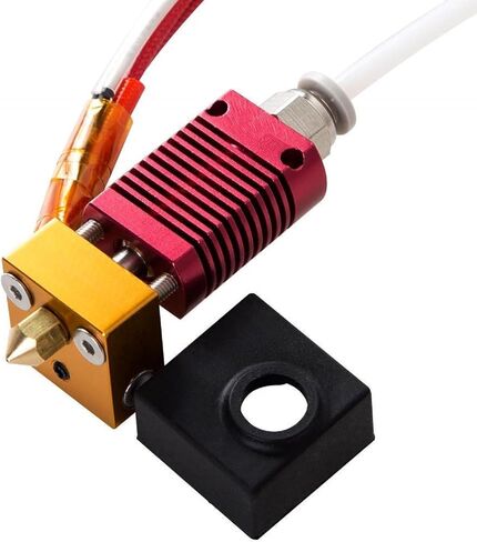 Ender 3 Hotend Ender 3 Pro Hotend Ender 3 V2 Hotend 24V 40W ملحقات مجموعة الطارد المجمعة بالكامل مع غطاء سيليكون لطابعات Ender 3 وEnder 3 Pro وEnder 3 V2 ثلاثية الأبعاد in Kuwait