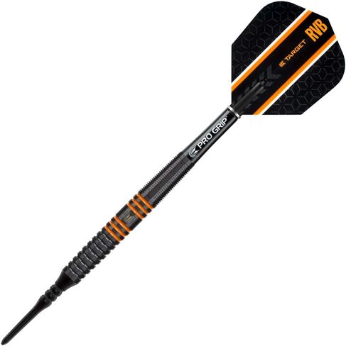 Target Darts Raymond Van Barneveld RVB 80 Black 80% Tungsten Soft Tip Darts Set in Saudi Arabia