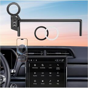 Car Phone Holder for GMC Terrain 2027 2026 2025 with 15-Inch Screen, 360° Rotation Magnetic Cell Phone Mount, Compatible with Magsafe, Does Not Affect Air Vent, Black in Kuwait