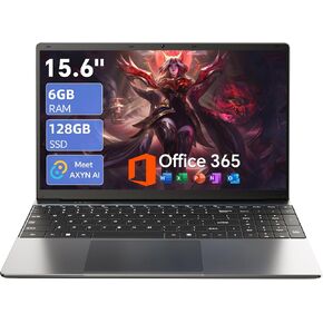15.6'' AI Laptop with Office 365 6GB RAM 128GB SSD Win 11 Laptops in Saudi Arabia