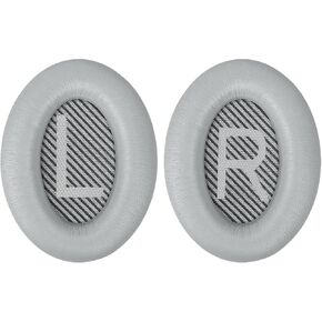 وسائد أذن بديلة لسماعات Bose QuietComfort 35(QC35) وQuietComfort 35 II (QC35ii) وسائد أذن مع رغوة عزل الضوضاء من الجلد البروتيني الناعم (أبيض) in Kuwait