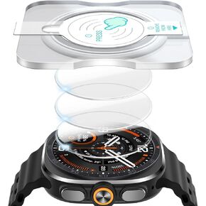 عبوة من 3 قطع من SPGUARD لواقي شاشة Samsung Galaxy Watch 8 الكلاسيكي مقاس 46 ملم in Kuwait