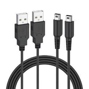Vancle 2 Pack USB Charging Cable for Nintendo New 3DS XL/New 3DS/3DS XL/3DS/New 2DS XL/2DS XL/2DS/DSi/DSi XL in Saudi Arabia